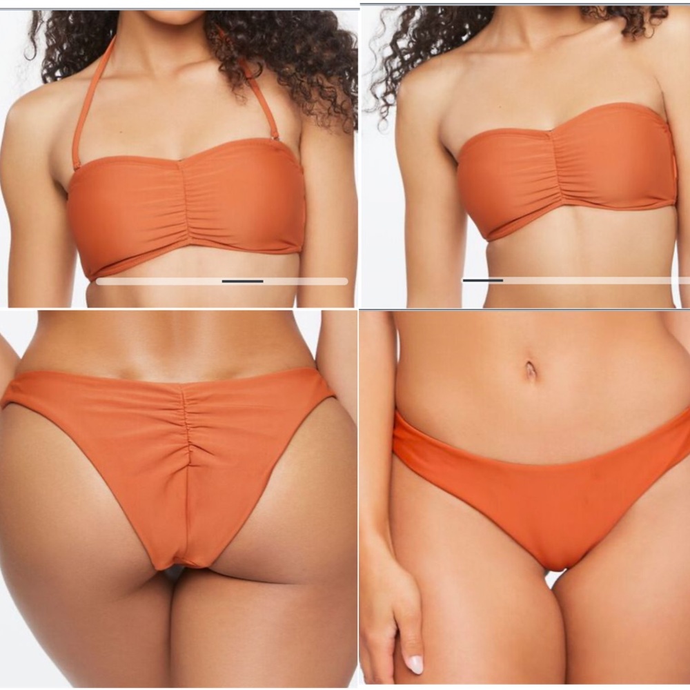 Stylish Orange Bikini Set